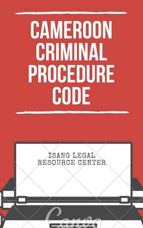 cameroon criminal procedure code