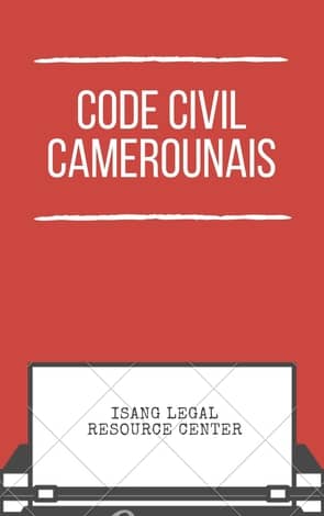 LE CODE CIVIL CAMEROUNAIS [ARTICLE 2059 – ARTICLE 2281]